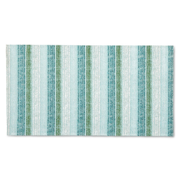 Martha Stewart Ticking Stripe SlipResistant Kitchen Mat Wayfair